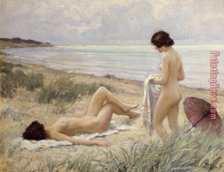 Paul Fischer Summer on the Beach